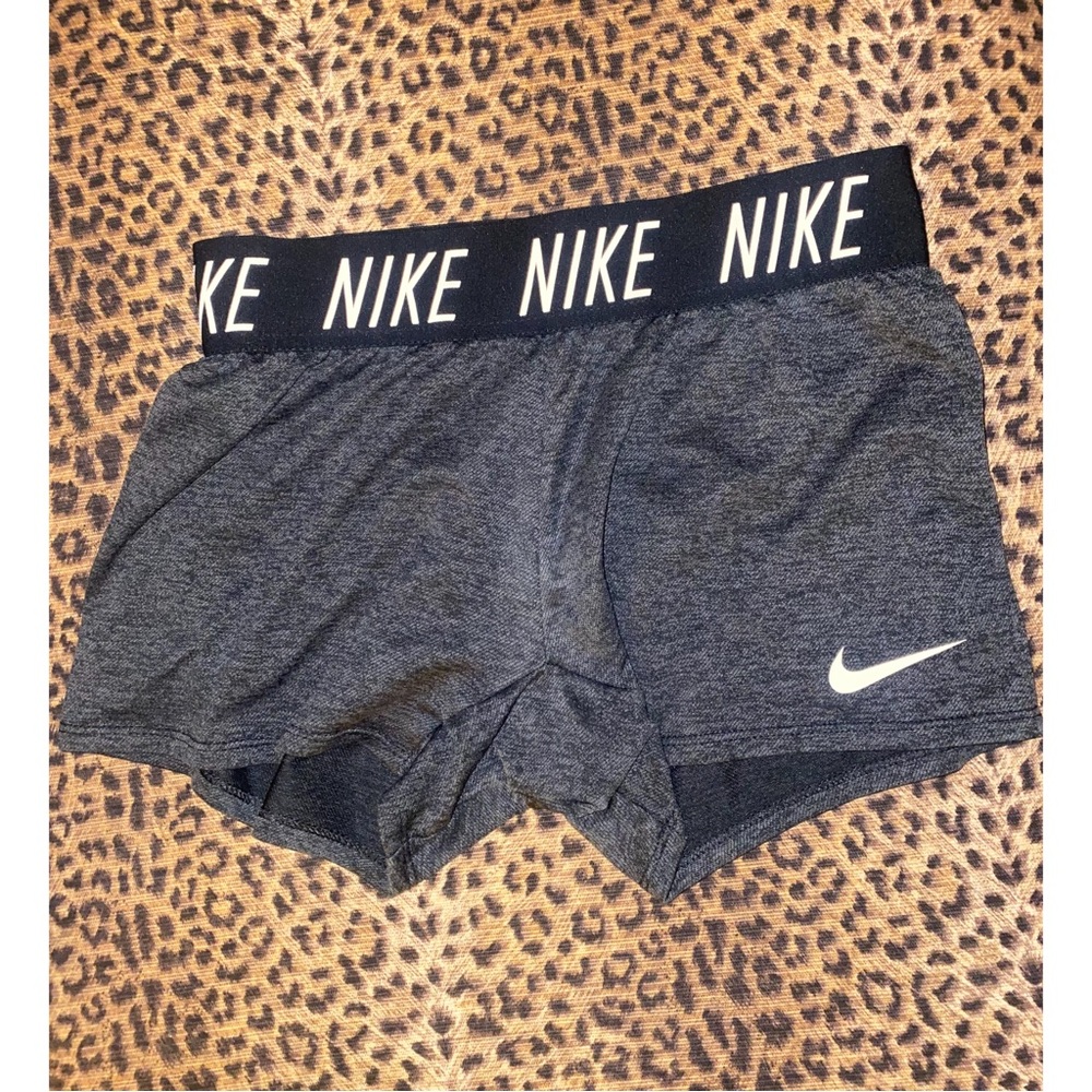Dark gray NIKE athletic shorts